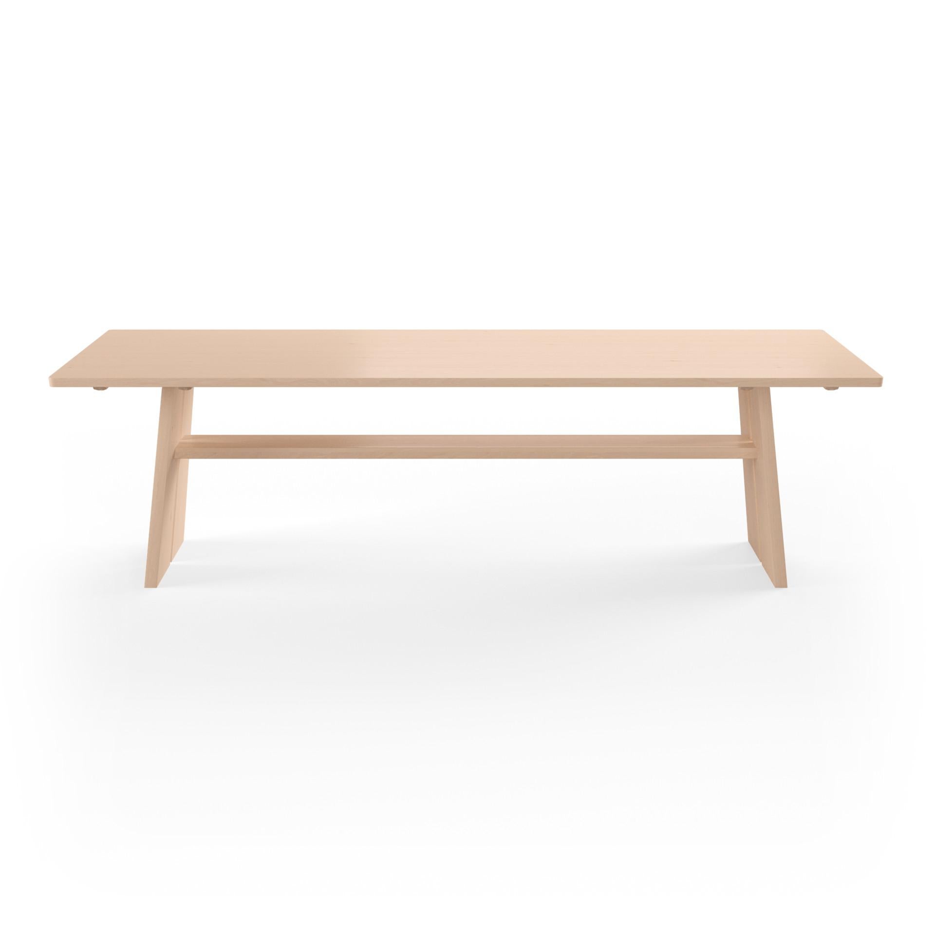 Hand-Crafted GM3060 Table, Oak White oil - Design by Nissen & Gehl MDD For Sale