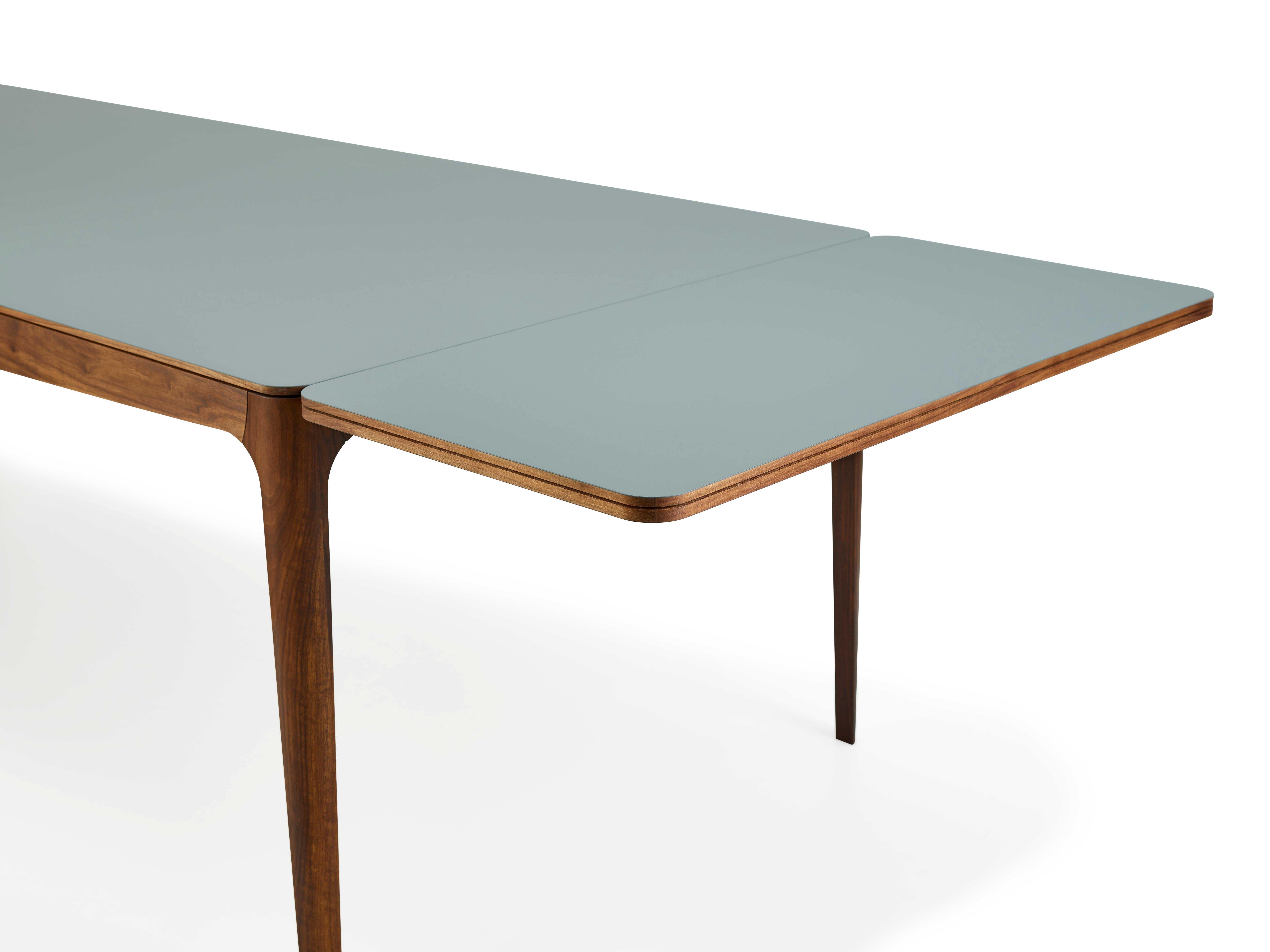 Danish GM3700 RO Table, Elm, Black Fenix Laminate - Design by Hans Sandgren Jakobsen For Sale