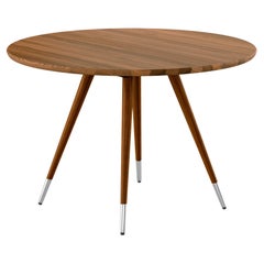 GM3900 Edge Round Table, Walnut - Design by Nissen & Gehl MDD