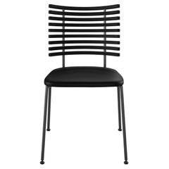 GM4105 Tiger-Stuhl, schwarz gebeizt, Naver Select Leder – Design von Henrik Lehm