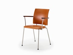 GM4116 Panther Armchair, Walnut, Naver Aniline Leather - Design by Henrik Lehm