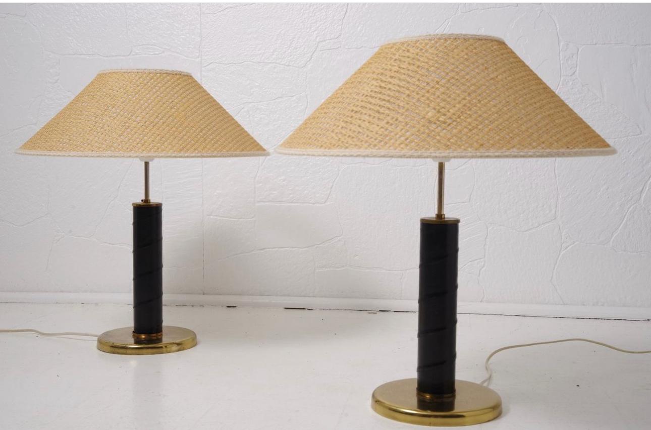 Scandinavian Modern GMA700, a Pair of Table Lamps For Sale