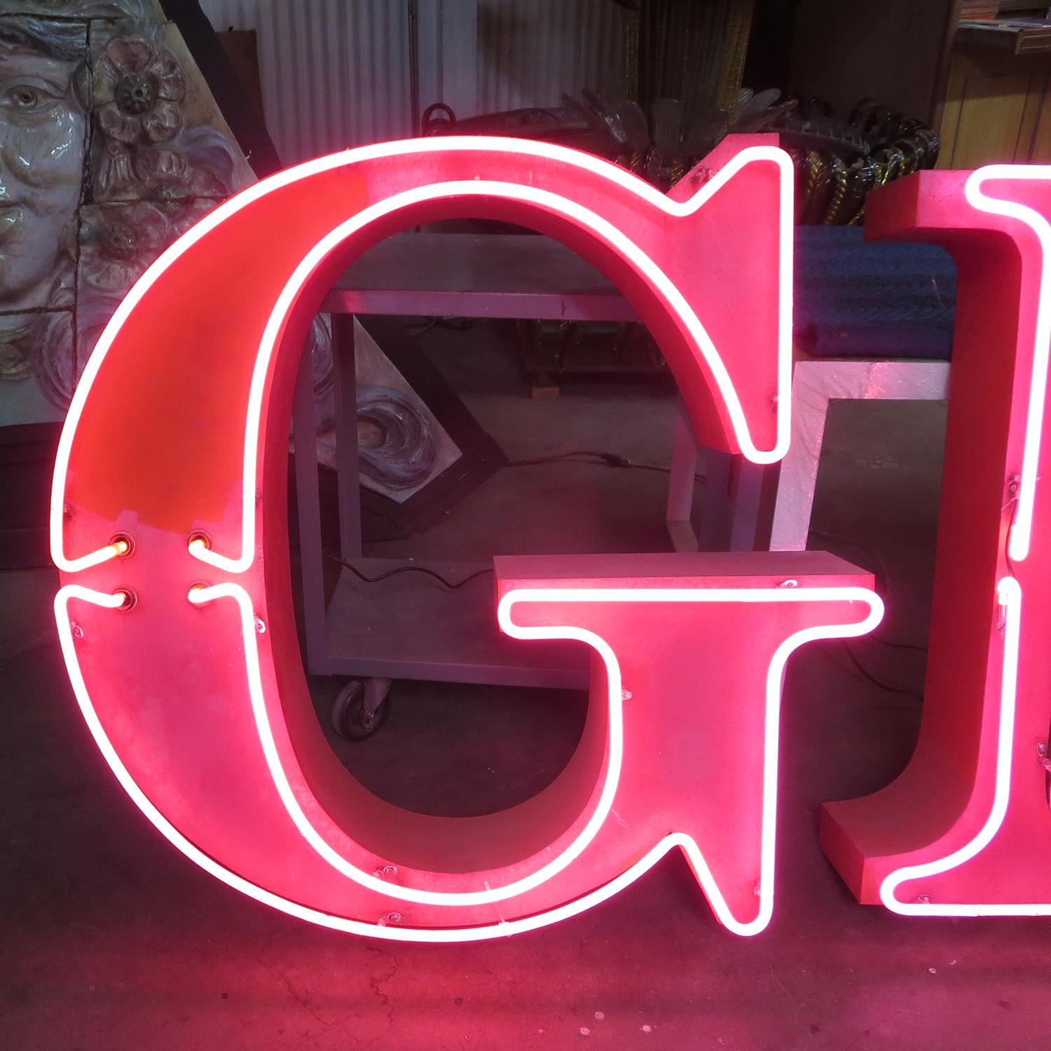 gmc neon sign