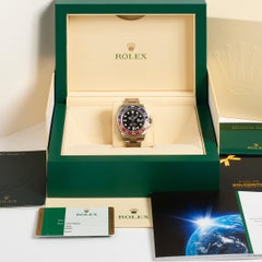 GMT Master II Series, Reference 116719BLRO, 18 Karat White Gold, Complete Set