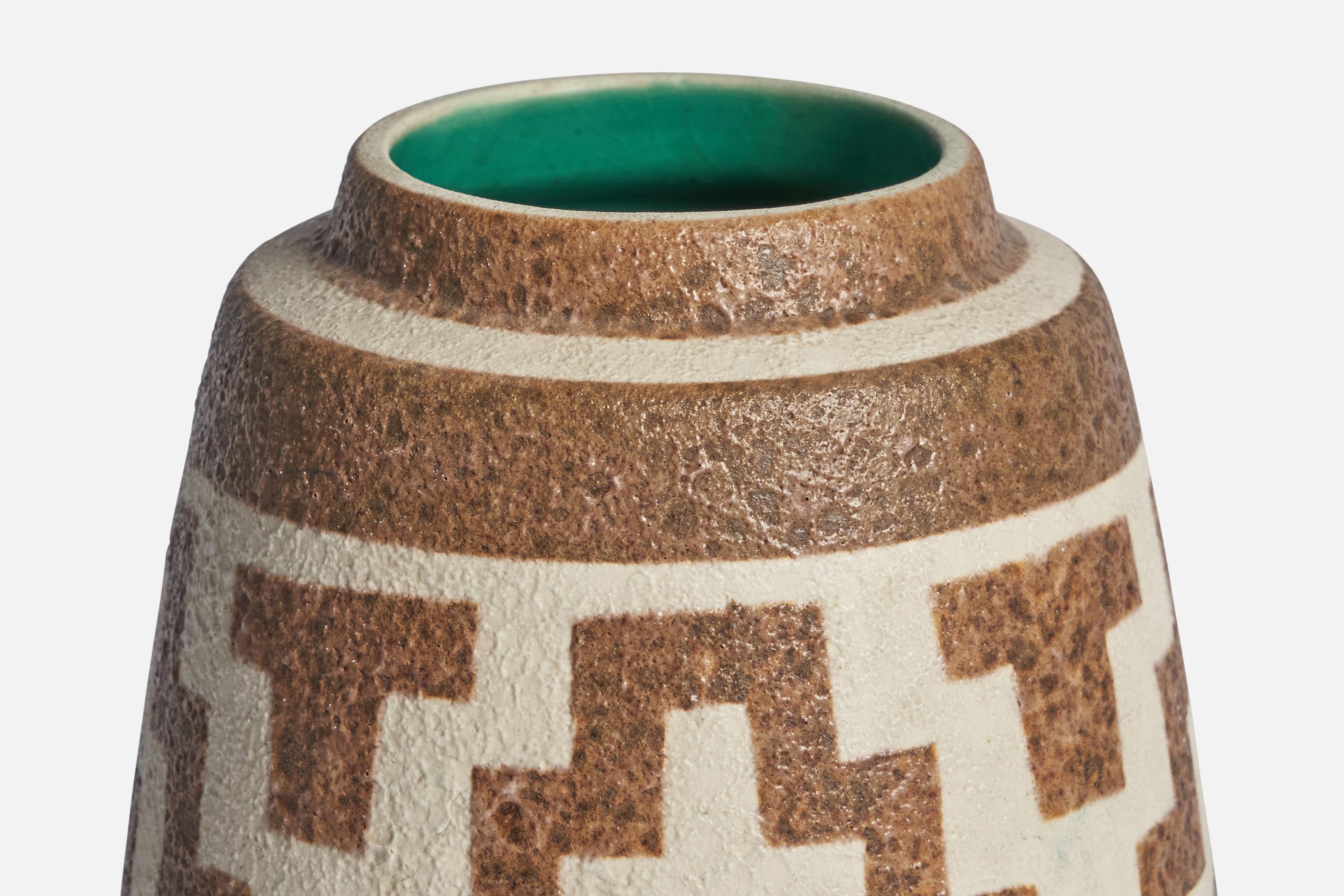 Mid-Century Modern Gmundner Keramik, Vase, Ceramic, Austria, 1960s For Sale