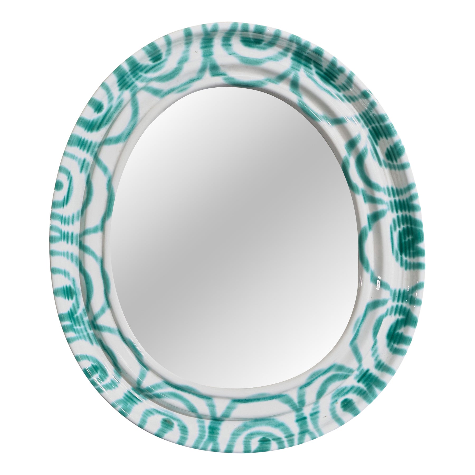 Gmundner Keramik, Wall Mirror, Ceramic, Austria, 1960s