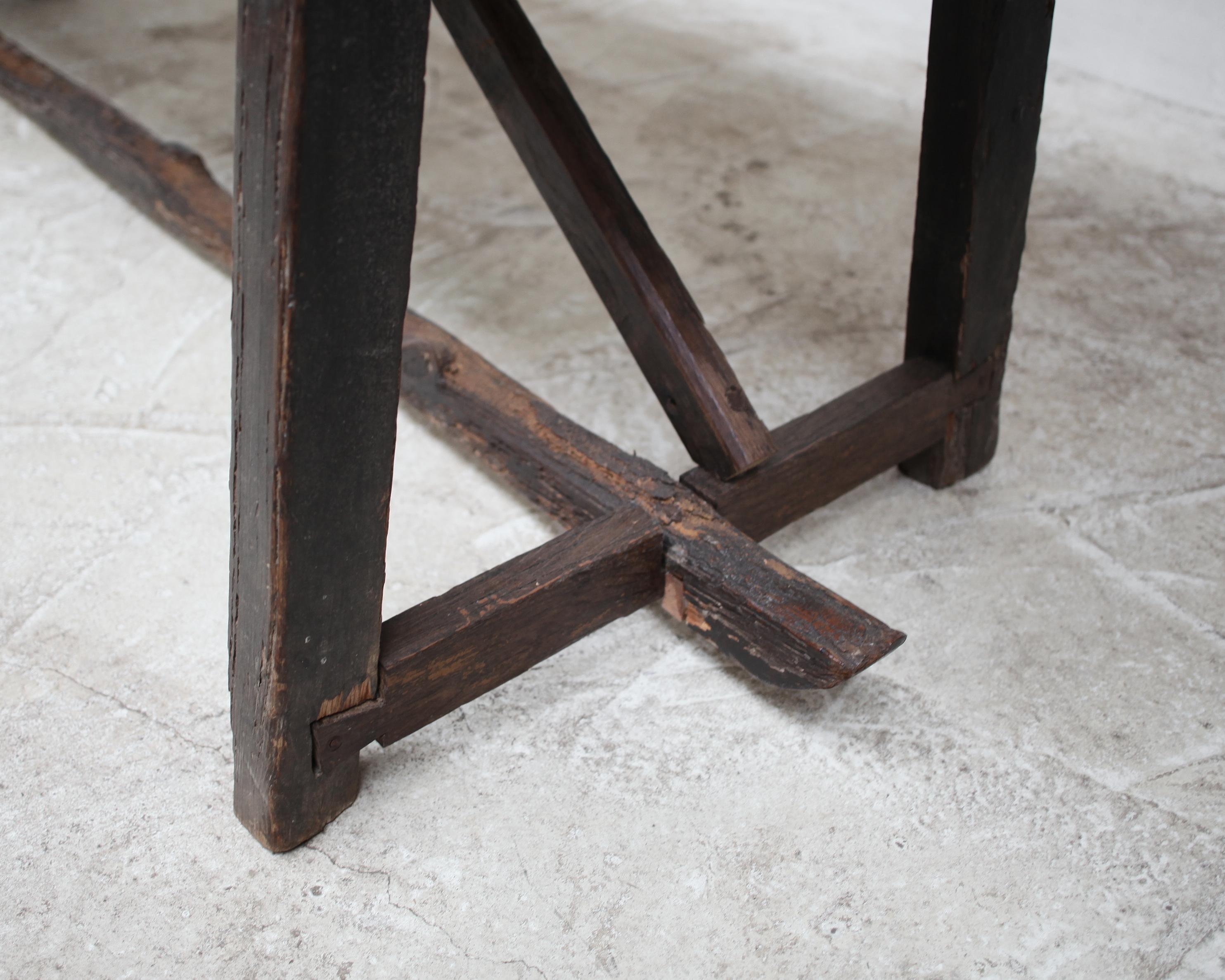 Mesa Catalana Wabi Sabi del S. XVIII en venta 6