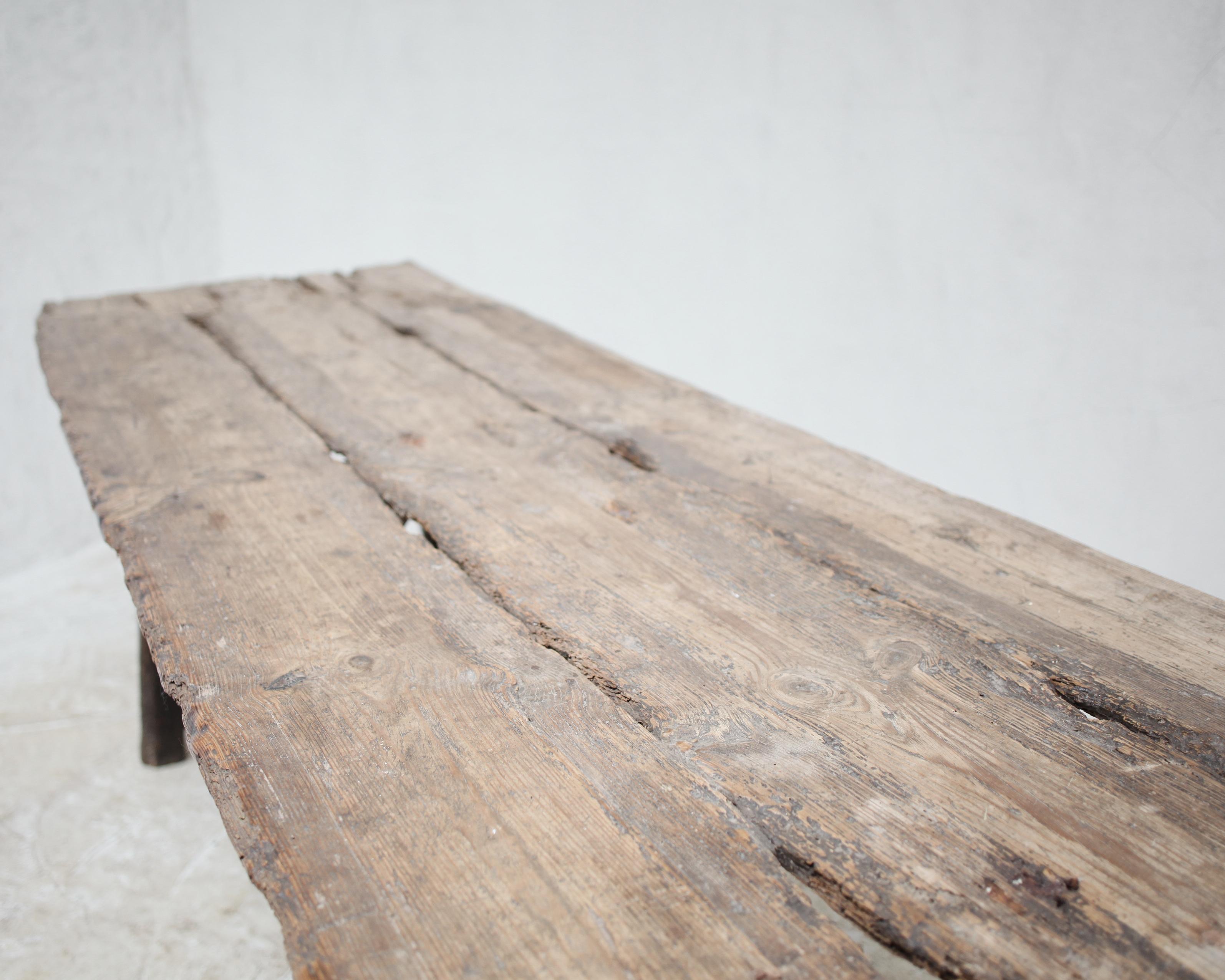 Mesa Catalana Wabi Sabi del S. XVIII en venta 8