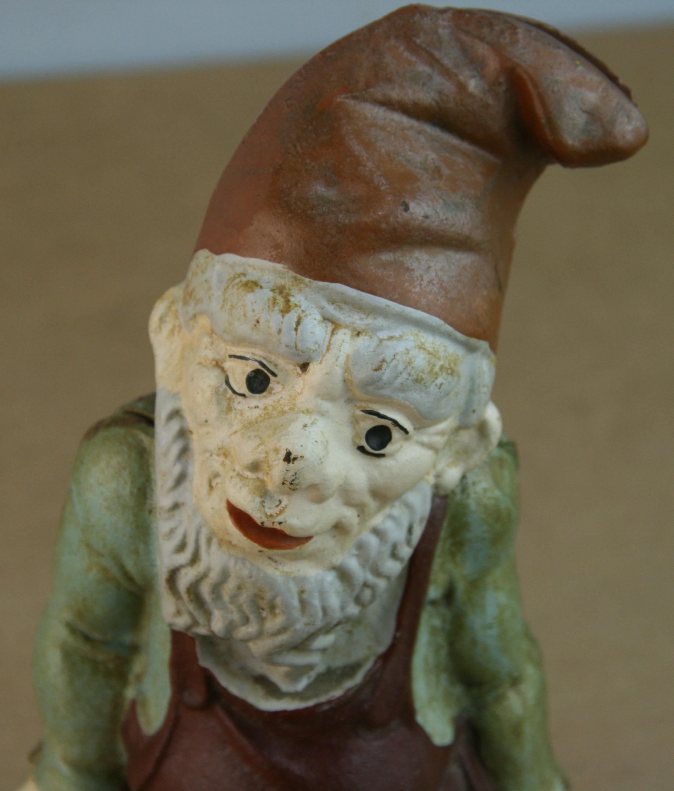  Folk Art Rare Antique  Gnome Sculpture  For Sale 1