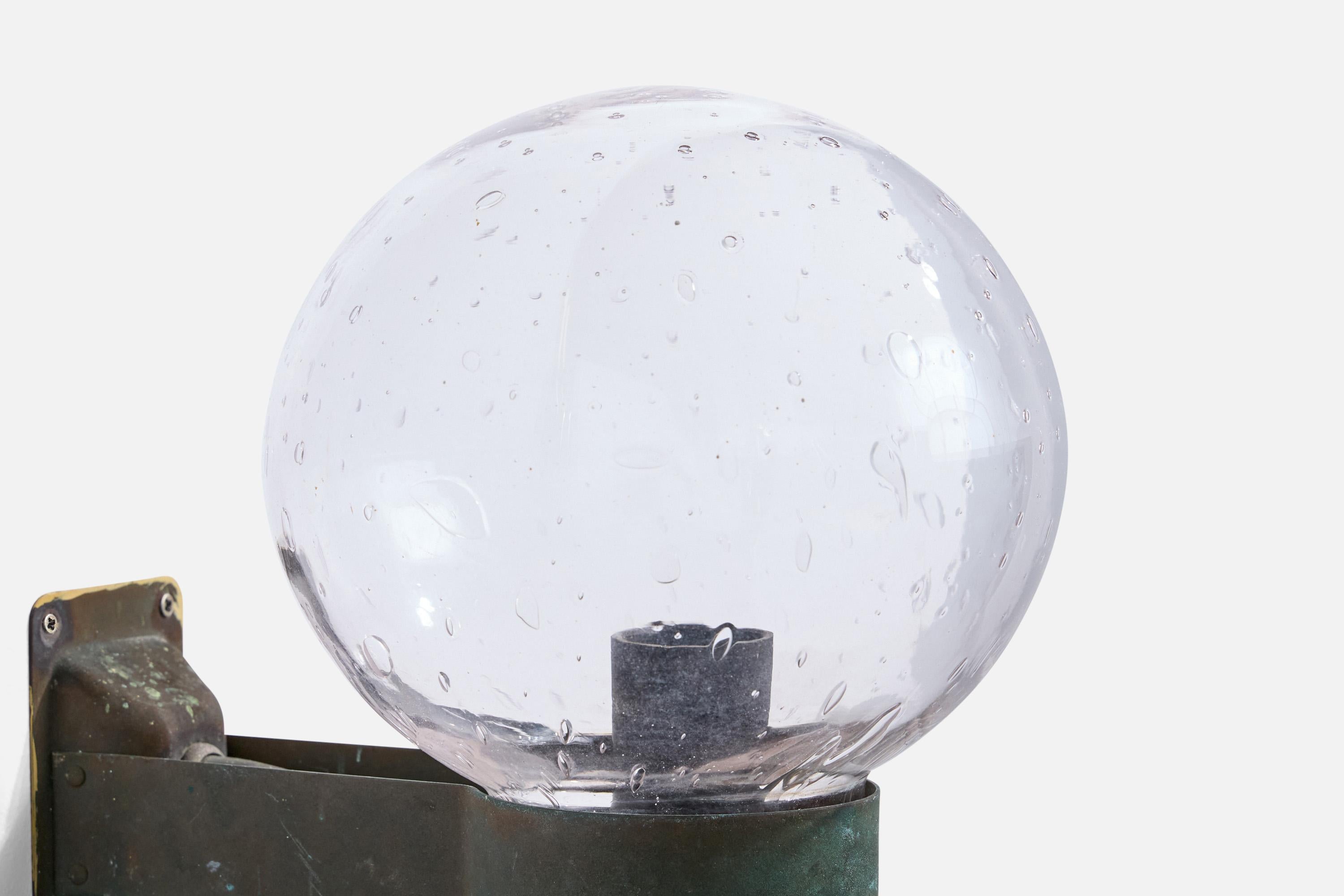 Gnosjö Konstsmide, Lights, cuivre, verre, Suède, 1970 en vente 1