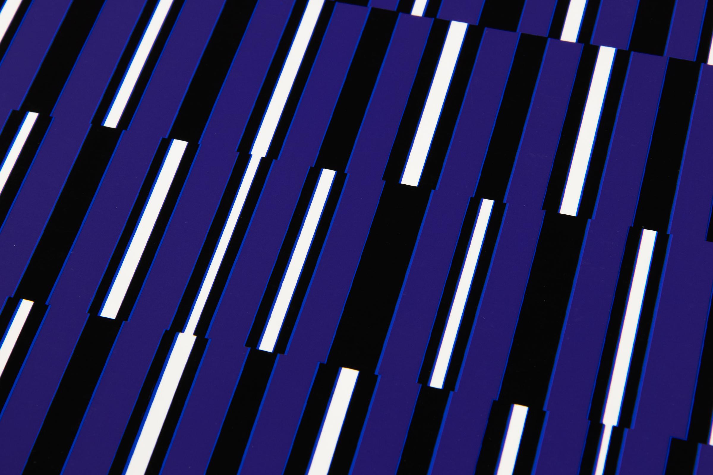 Günter Fruhtrunk, Orgelpunkt: Signed Screen Print, Op Art, Abstract Art For Sale 2