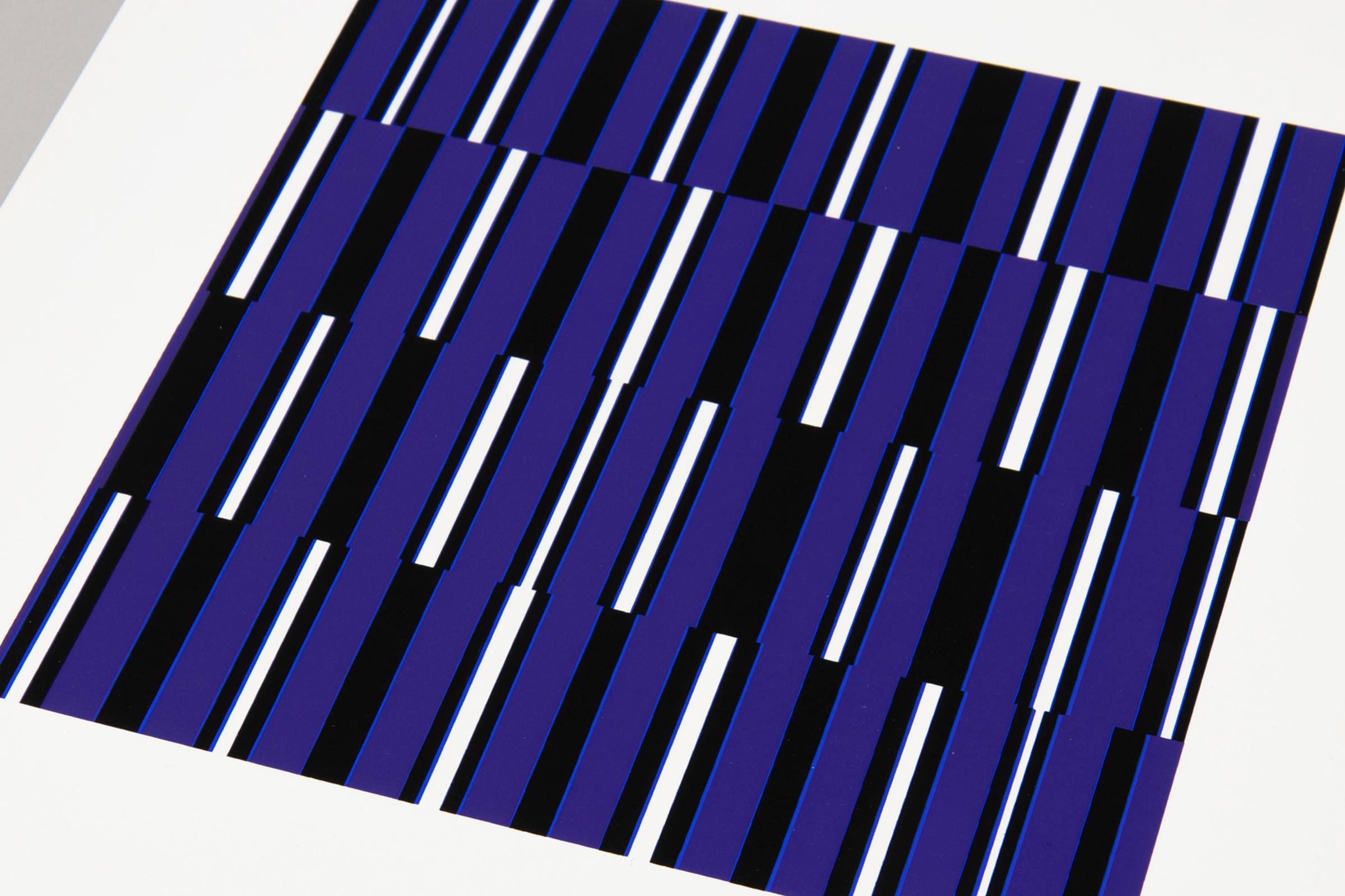 Günter Fruhtrunk, Orgelpunkt: Signed Screen Print, Op Art, Abstract Art For Sale 5