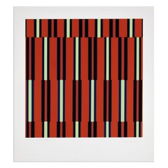 Günter Fruhtrunk, Untitled: Signed Screen Print, 1969, Abstract Art