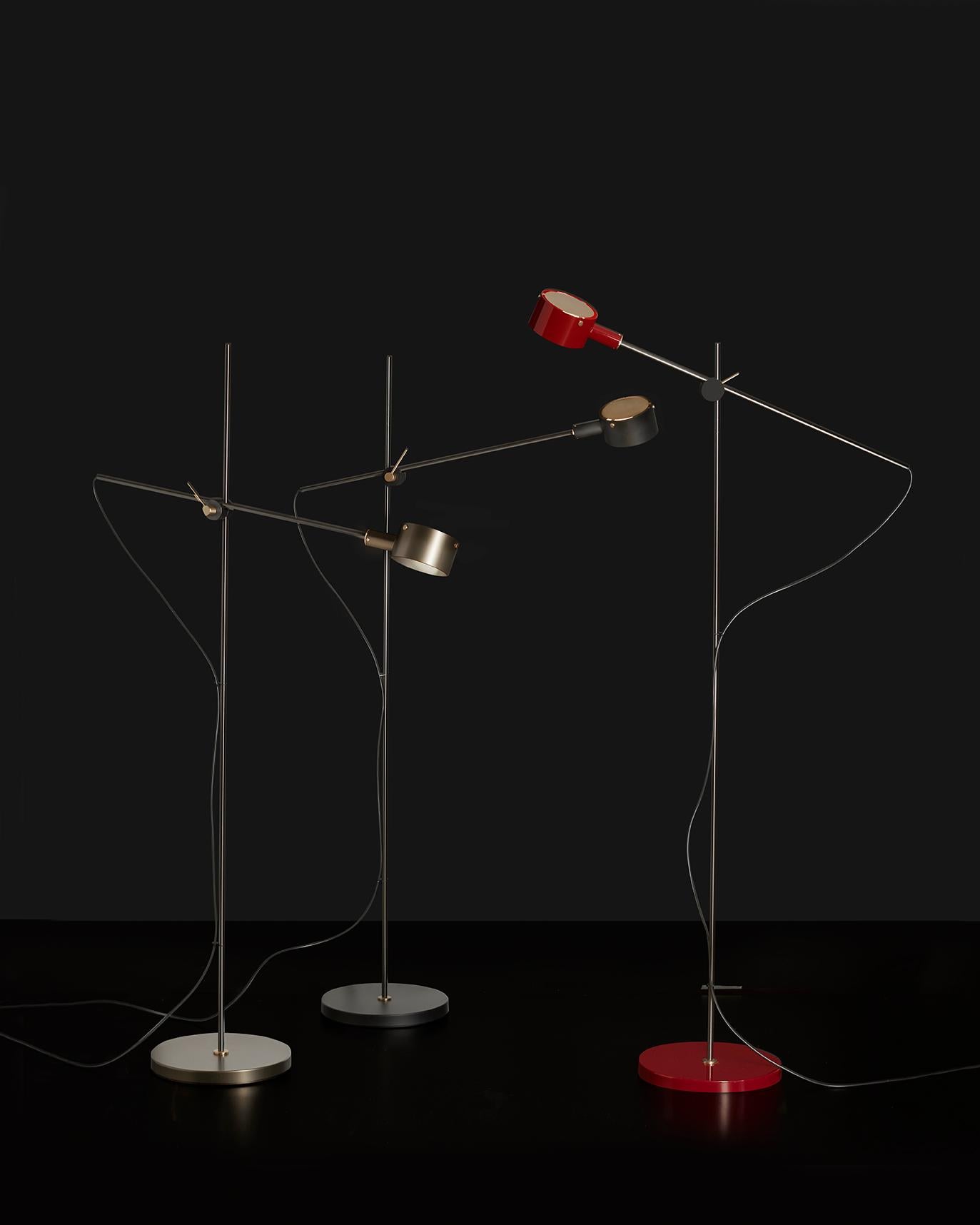 Contemporary G.O. 352 Floor Lamp by Giuseppe Ostuni for Oluce For Sale