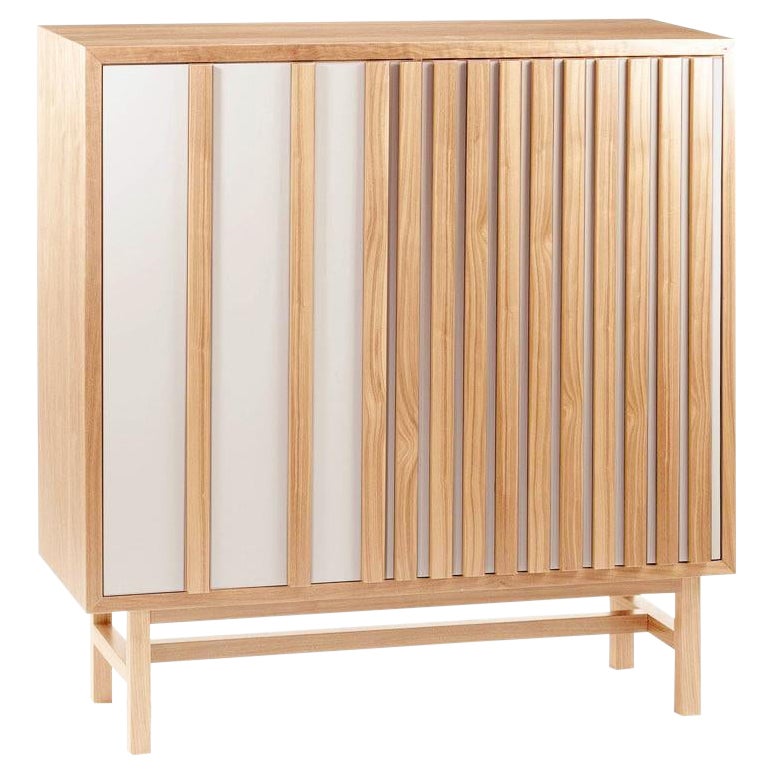 Mueble Bar Go Roble Natural y Marfil
