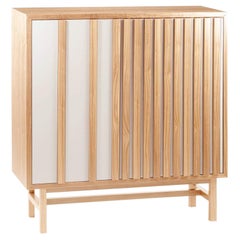 Mueble Bar Go Roble Natural y Marfil