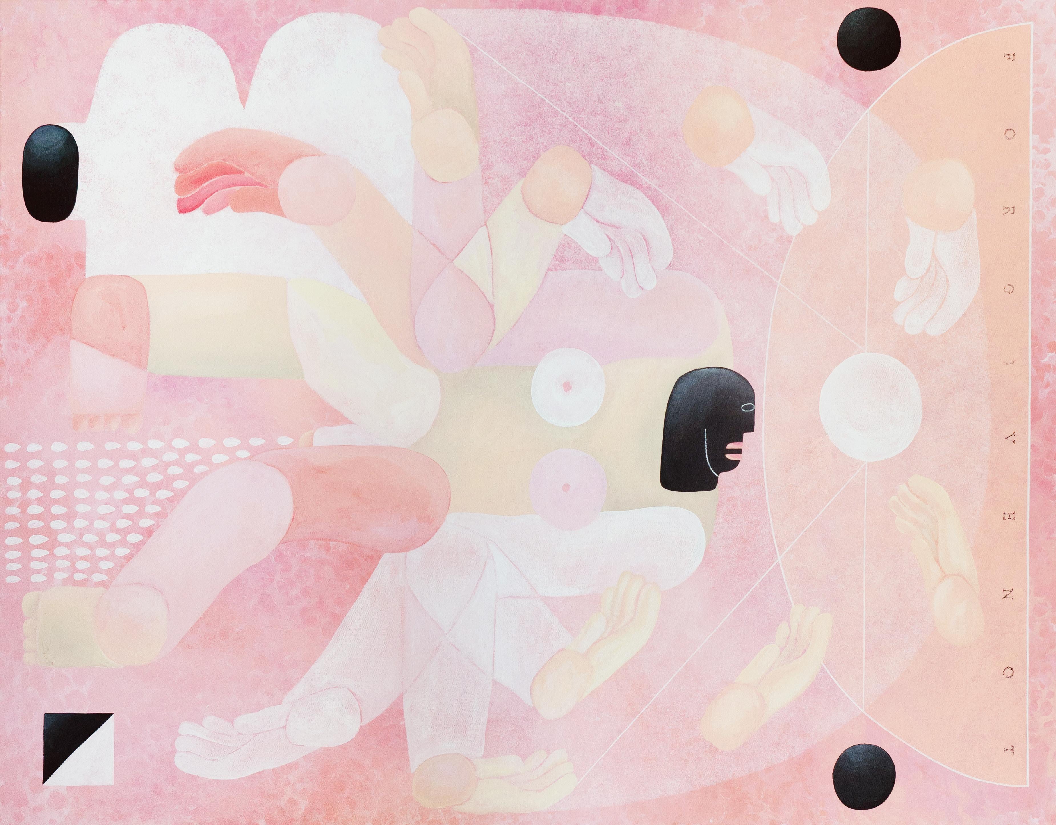 Go Suga Abstract Painting - Gravity