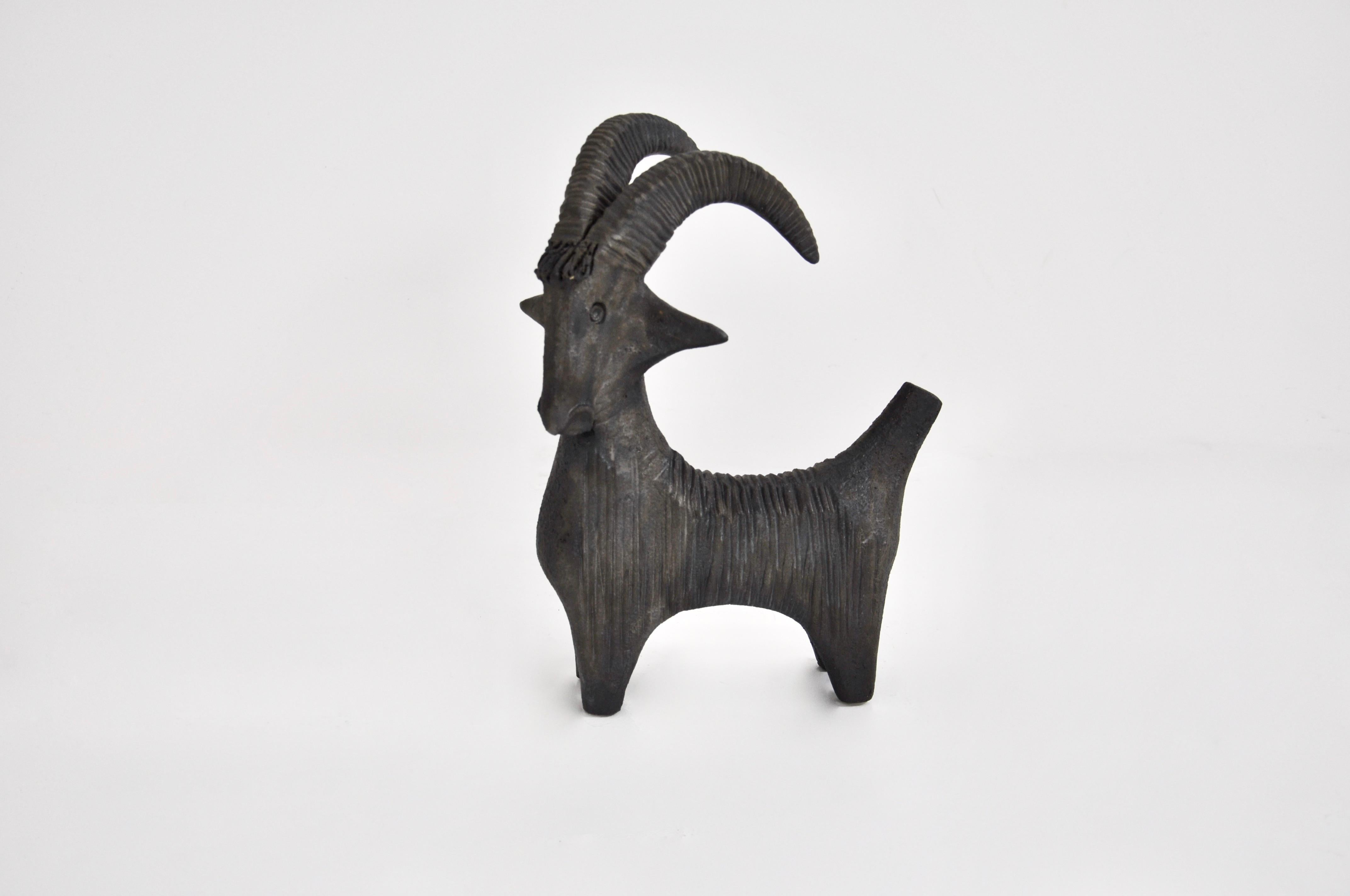 Mid-Century Modern Goat Ceramic by Dominique Pouchain For Sale