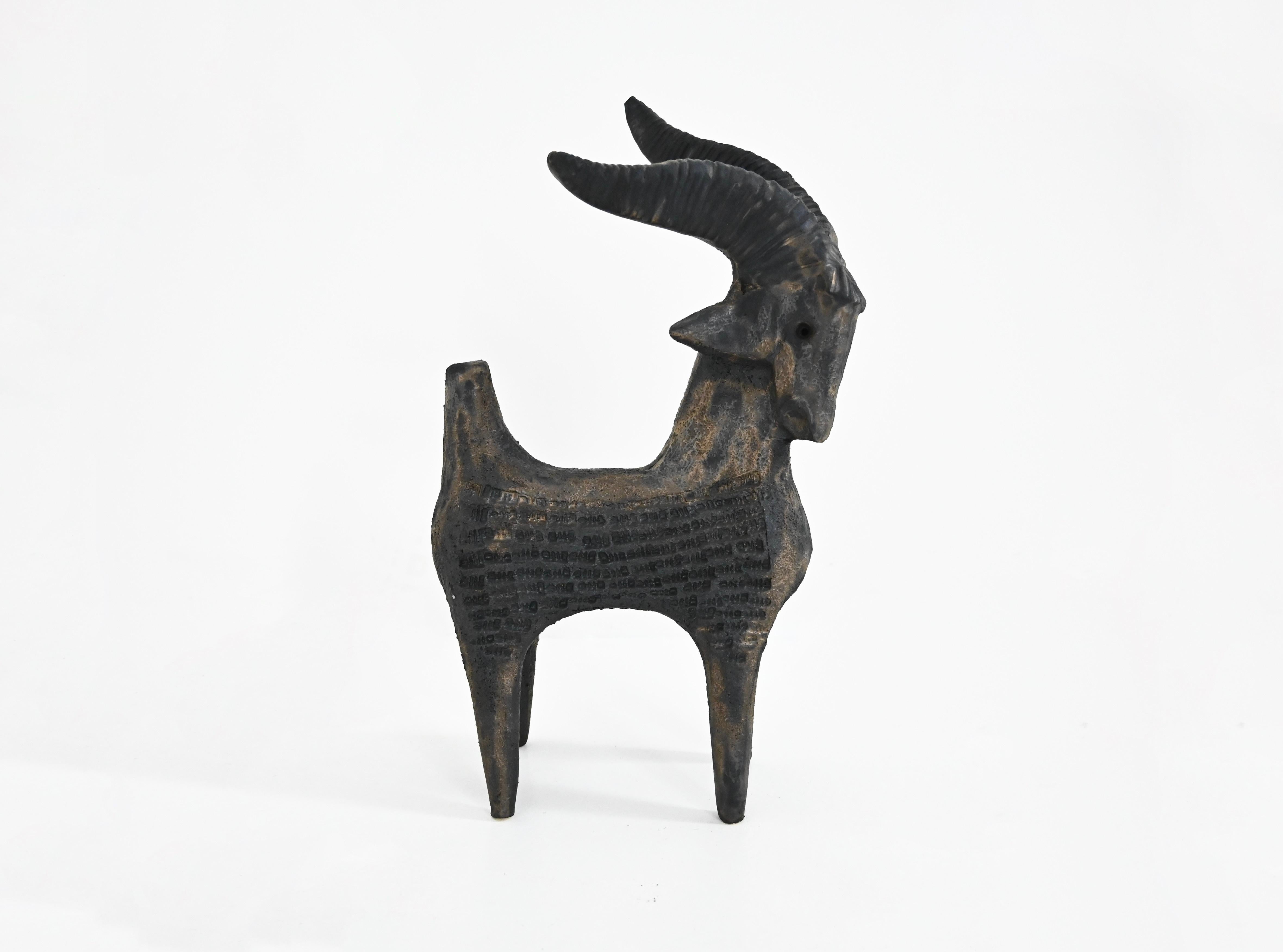 Mid-Century Modern Céramique de chèvre de Dominique Pouchain en vente