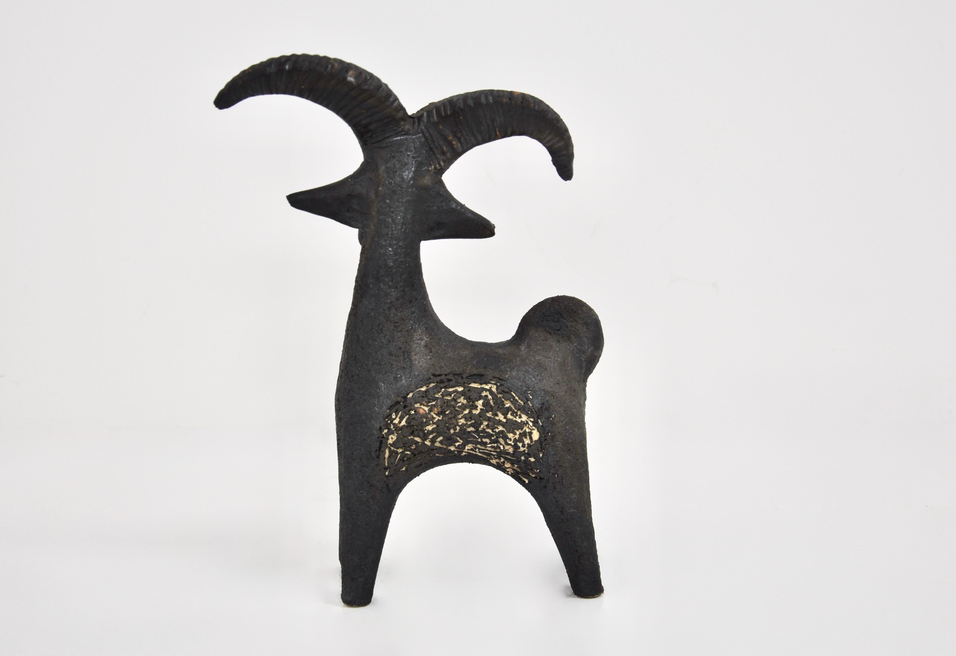 Ziegen-Keramik von Dominique Pouchain im Zustand „Gut“ im Angebot in Lasne, BE