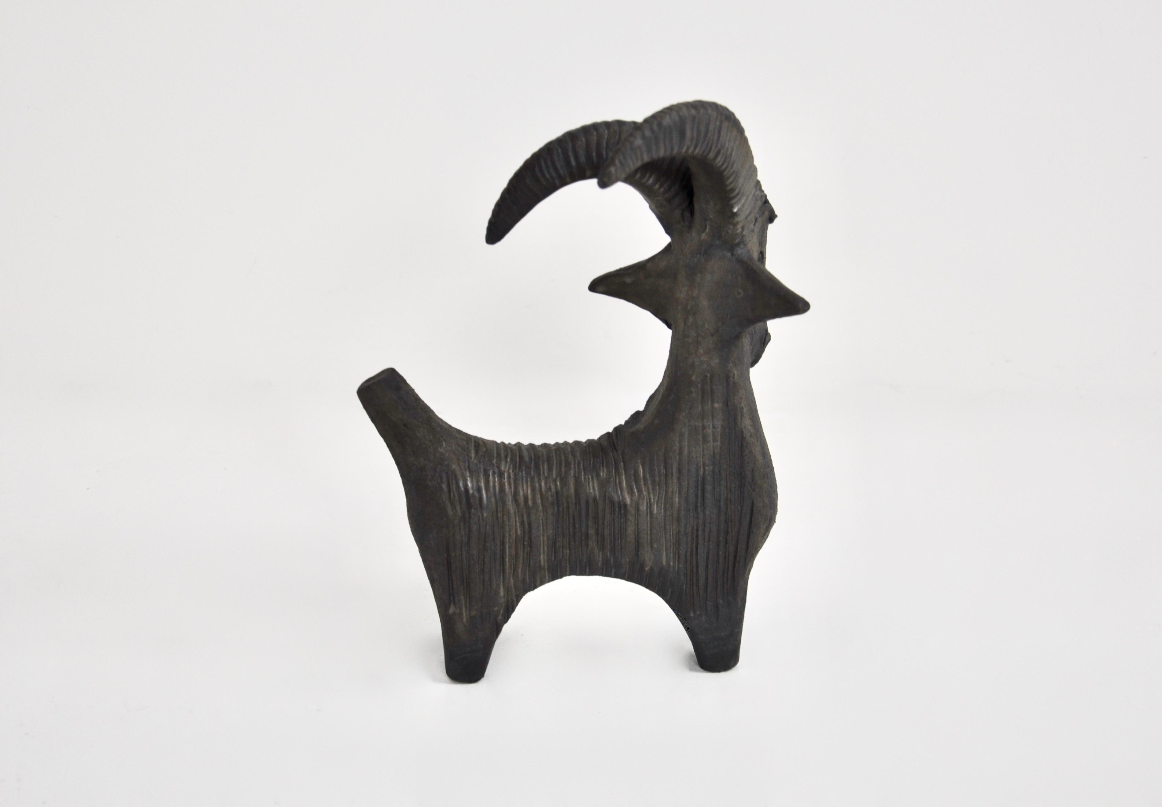 Goat Ceramic by Dominique Pouchain In Good Condition For Sale In Lasne, BE