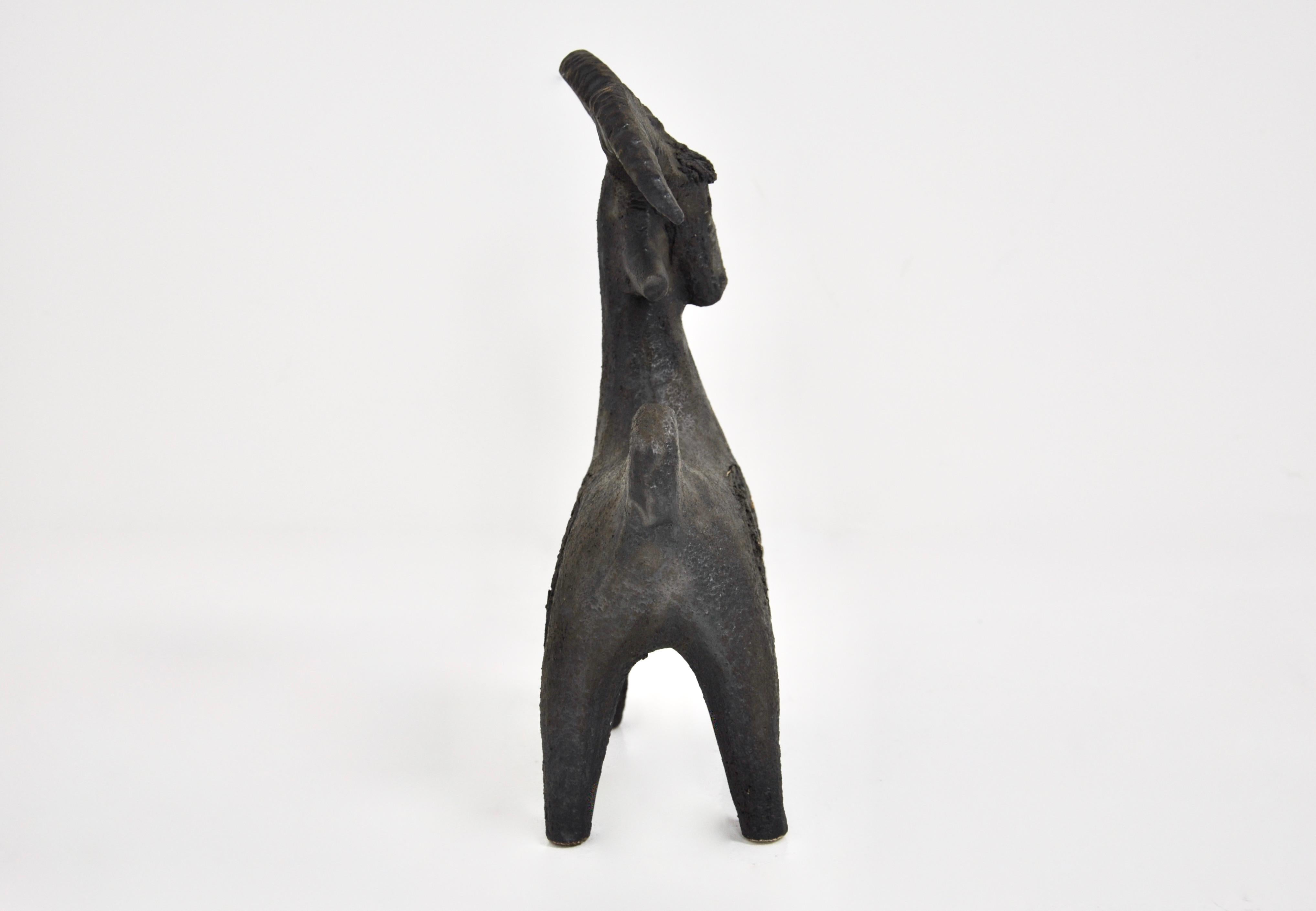 Late 20th Century Goat Ceramic by Dominique Pouchain For Sale