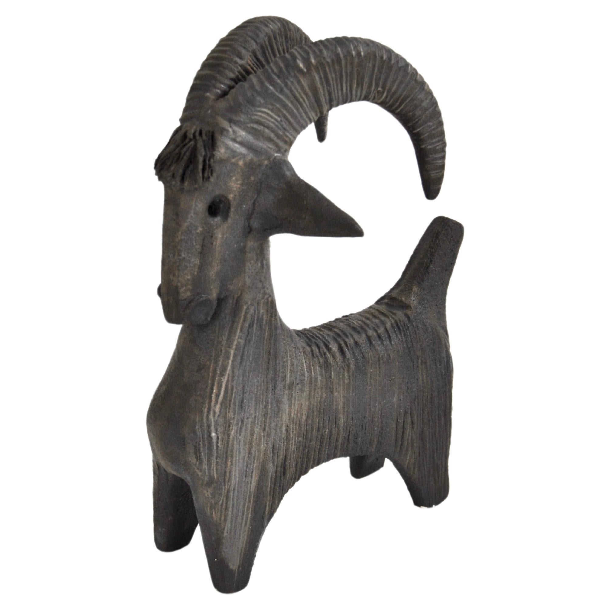 Goat Ceramic by Dominique Pouchain For Sale