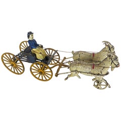 Used Goat Drawn Lady Driver American Toy by Harris Toy Company, circa 1903