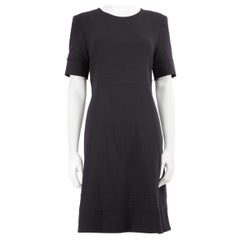 capra Abito in lana navy con scollo rotondo taglia L.
