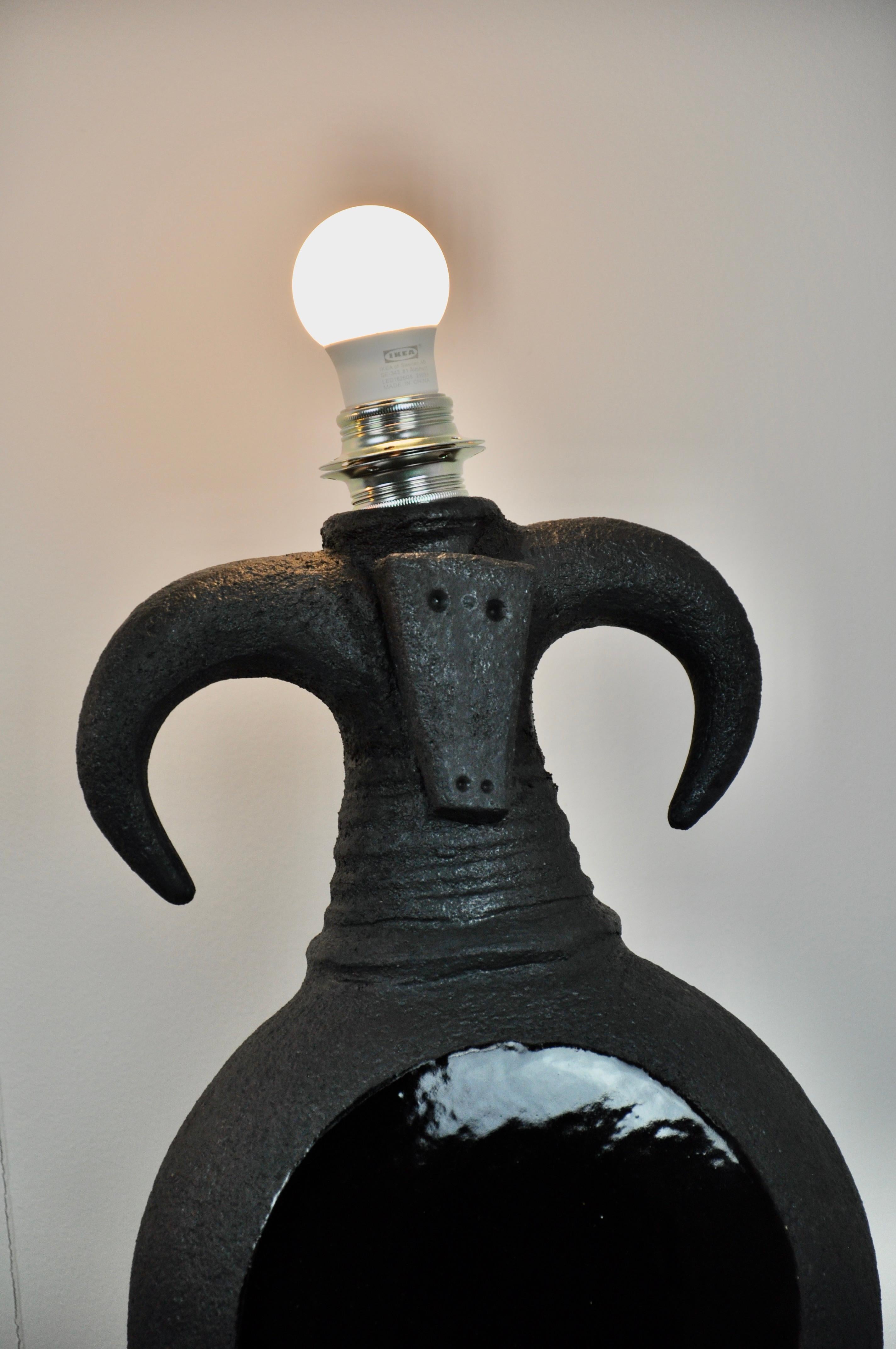 Late 20th Century Goat Table Lamp by Dominique Pouchain