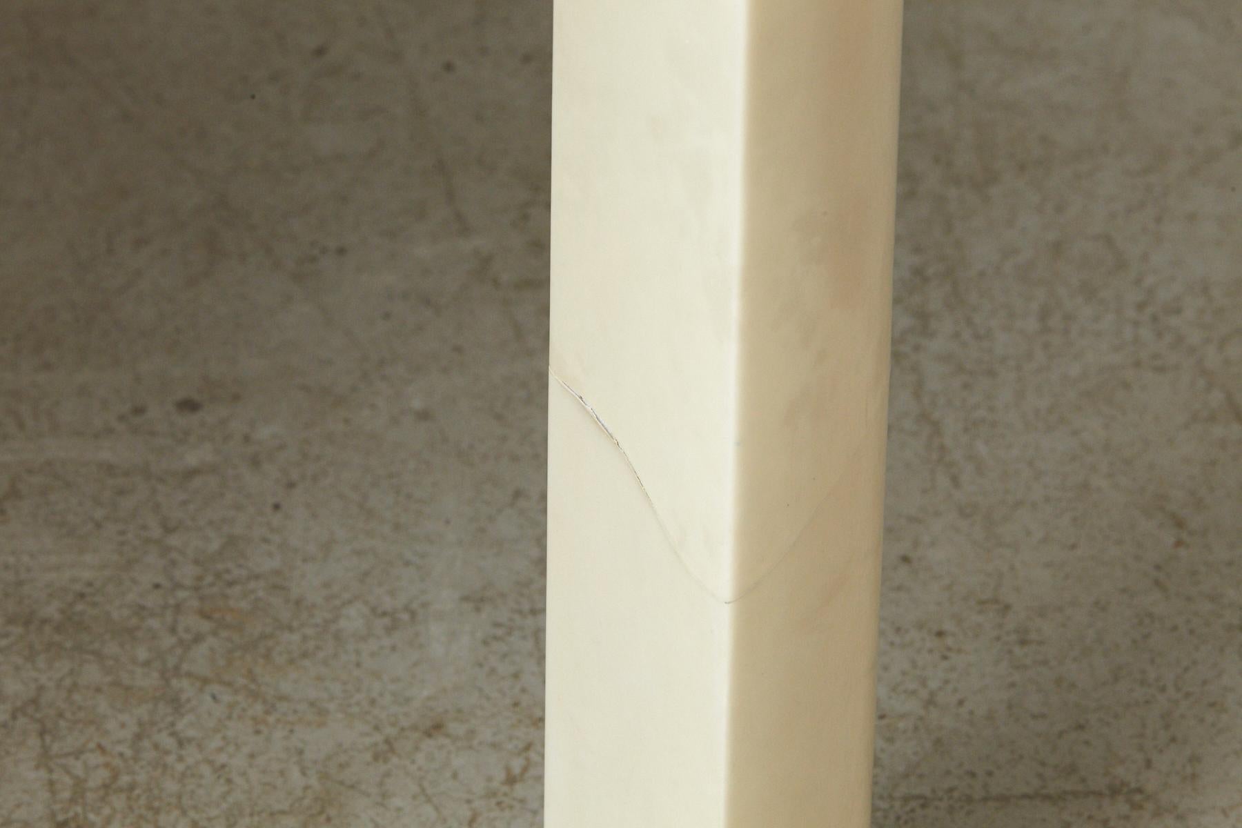 Goatskin Covered Square Dining Table by Karl Springer 14