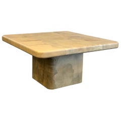 Goatskin Dining Table by Karl Springer