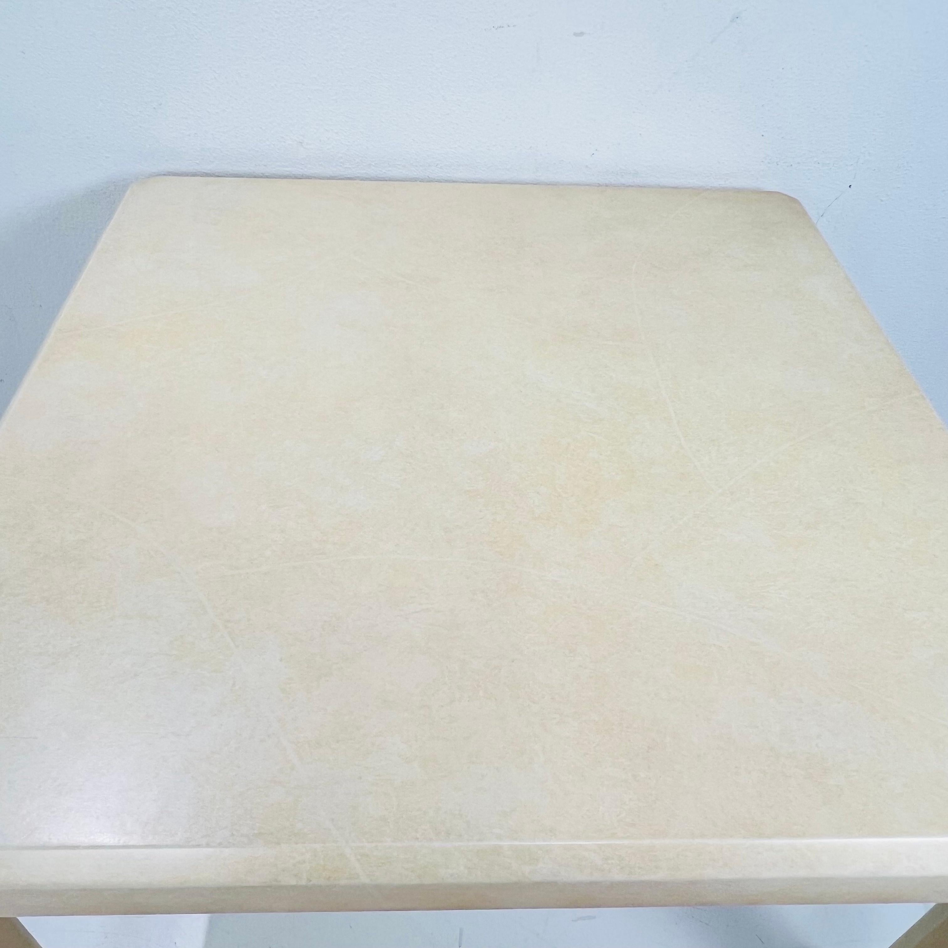 Goatskin Game Table in the Style of Karl Springer For Sale 6