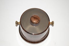 Goatskin Ice Bucket by Aldo Tura, Italy, 1970's