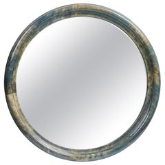 Espejo de piel de cabra de Karl Springer