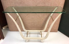 Goatskin Parchment Console