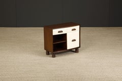 Goatskin Petite Cabinet Attributed to Osvaldo Borsani, 1950s Italy, Restored
