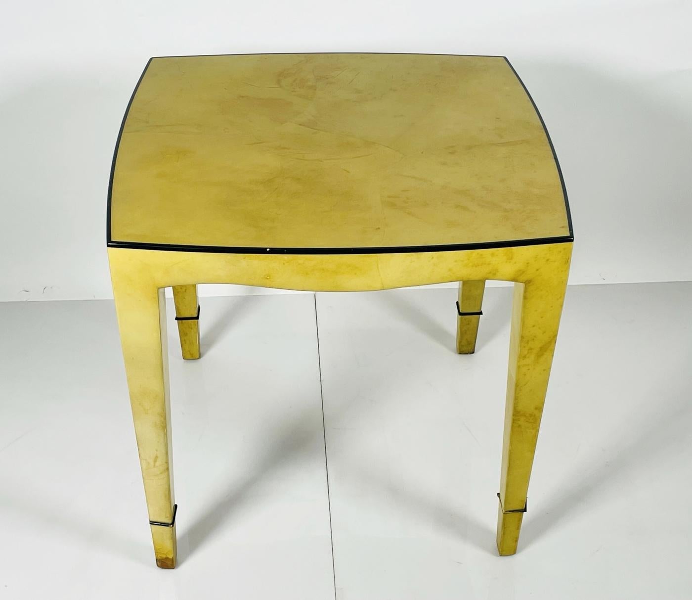 Colombian Goatsking Dining Table Made in Colombia by Enrique Garcel