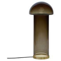Goba Table Lamp 40 cm Clear Glass Bronze Brass, Sebastian Scherer NEO/CRAFT