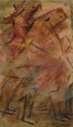 Sin título, Figurativo, Gouache sobre papel de Gobardhan Ash "En Stock"