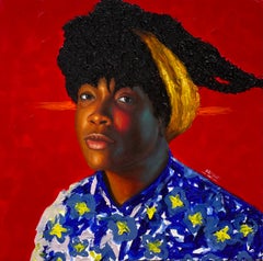 Echoes of Resilience - 21st Century Contemporary, Figurative Portrait, Fashion