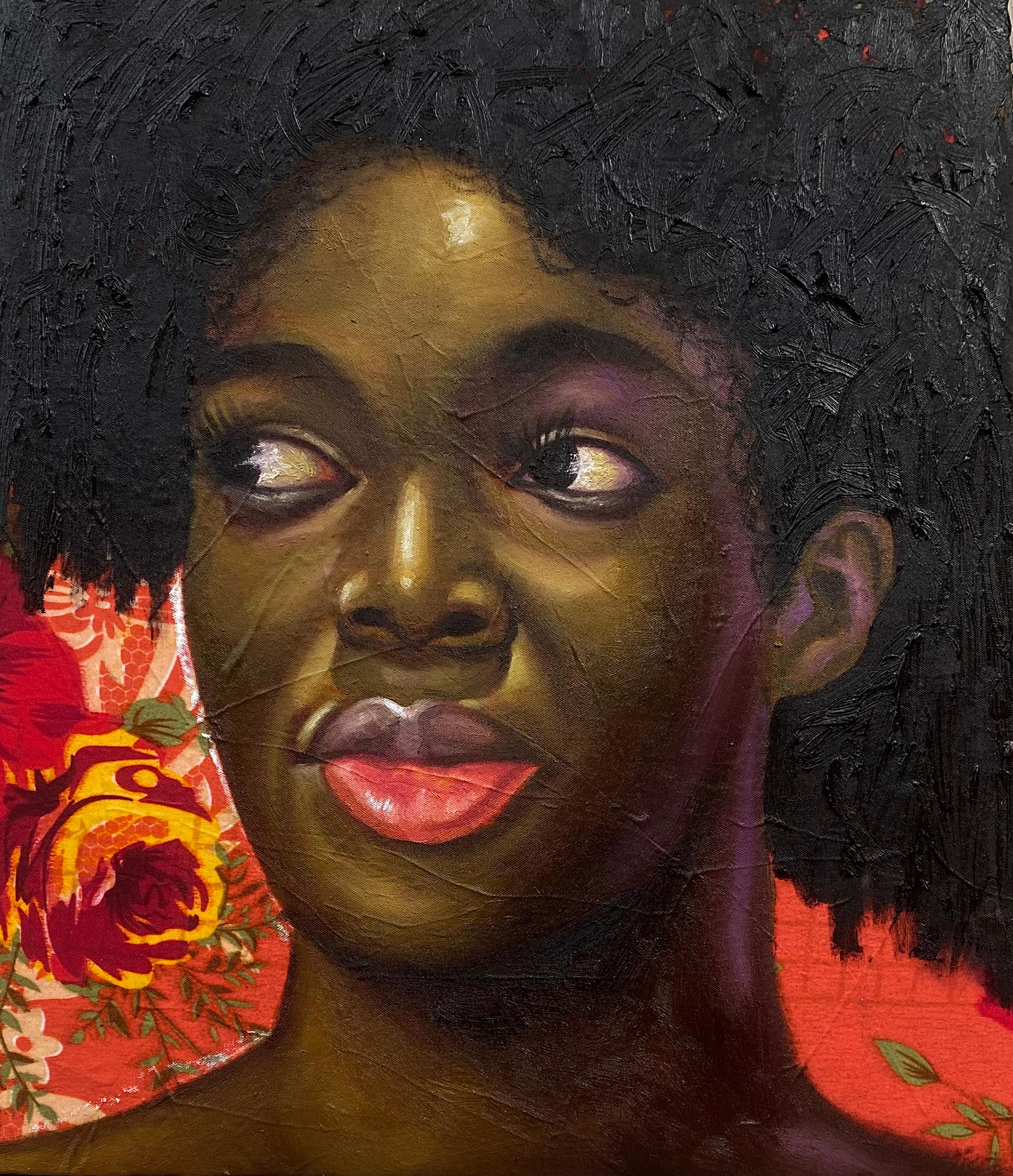 Gaze 2 - 21st Century Contemporary, Figurative Portrait, Fashion