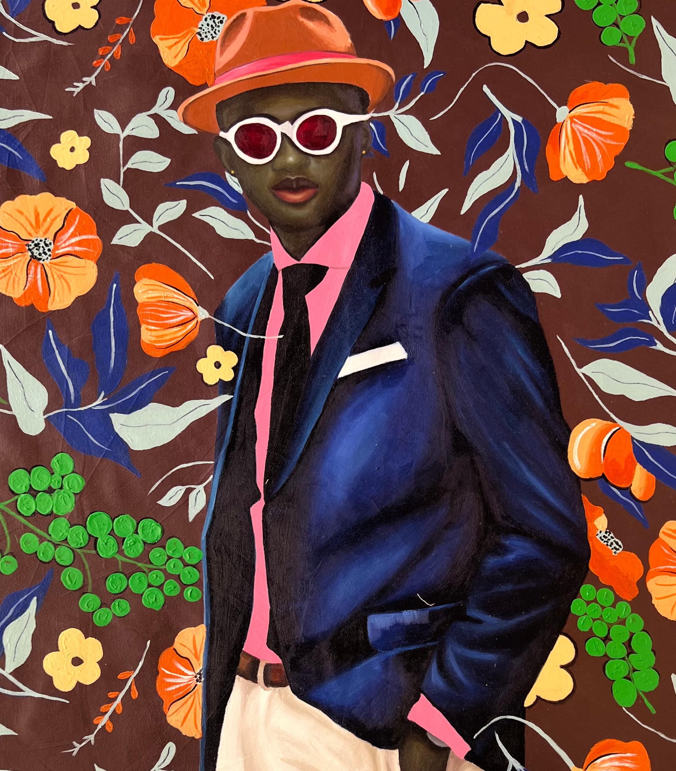 Man in Blue Suit 1
