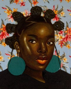 Melanina - Siglo XXI Contemporáneo, Retrato Figurativo, Moda