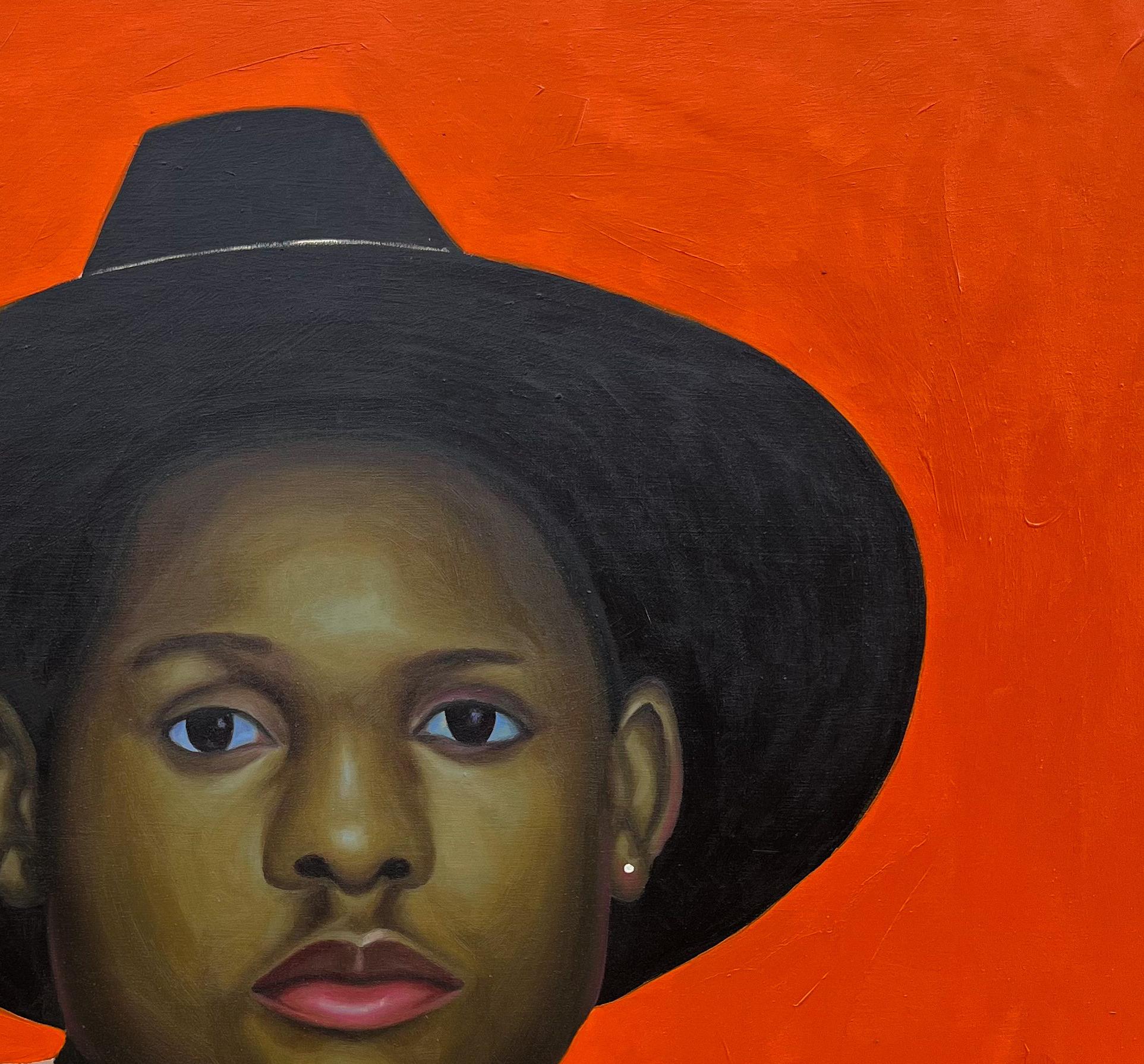 Ovie (King) - Contemporary Painting by Gobe Joseph