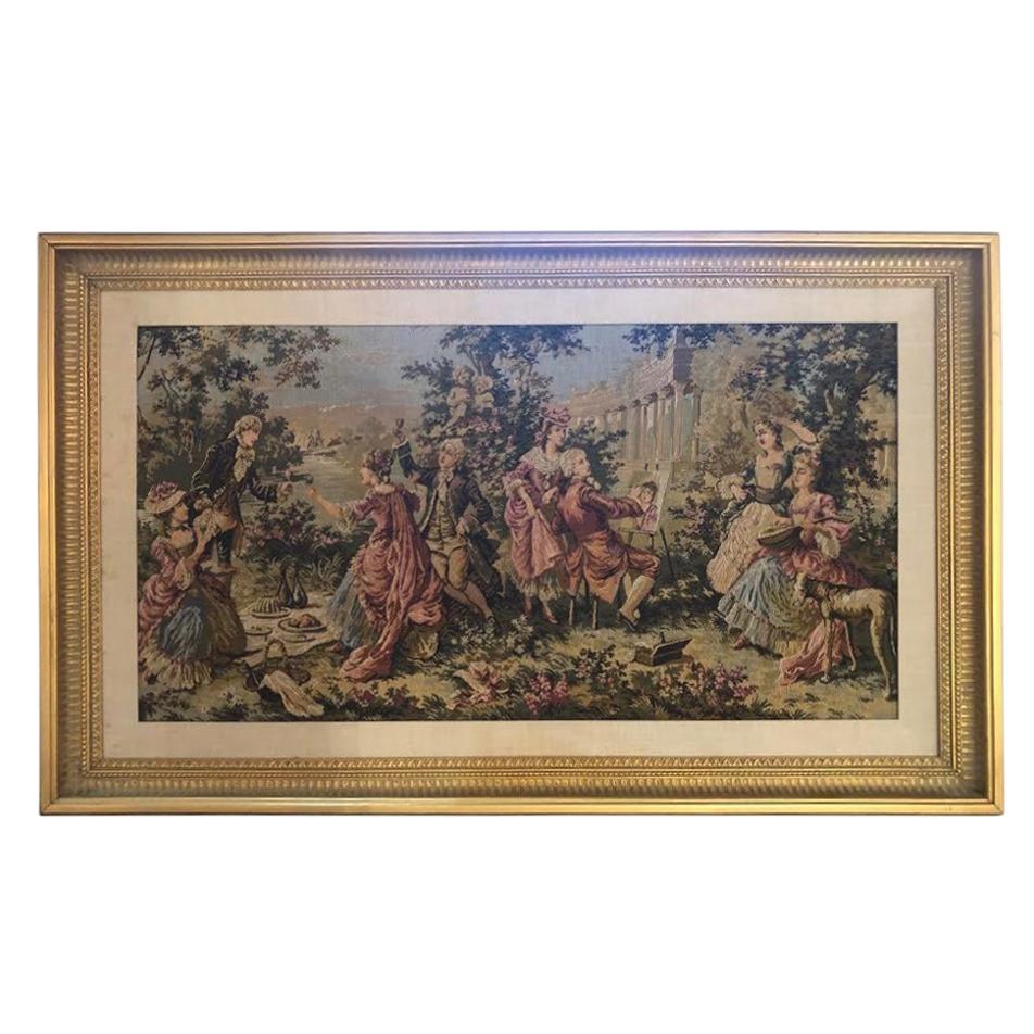 Vase of Flowers Handmade Gobelin Tapestry Wall Hanging Portrait Art & Collectibles Art Objects