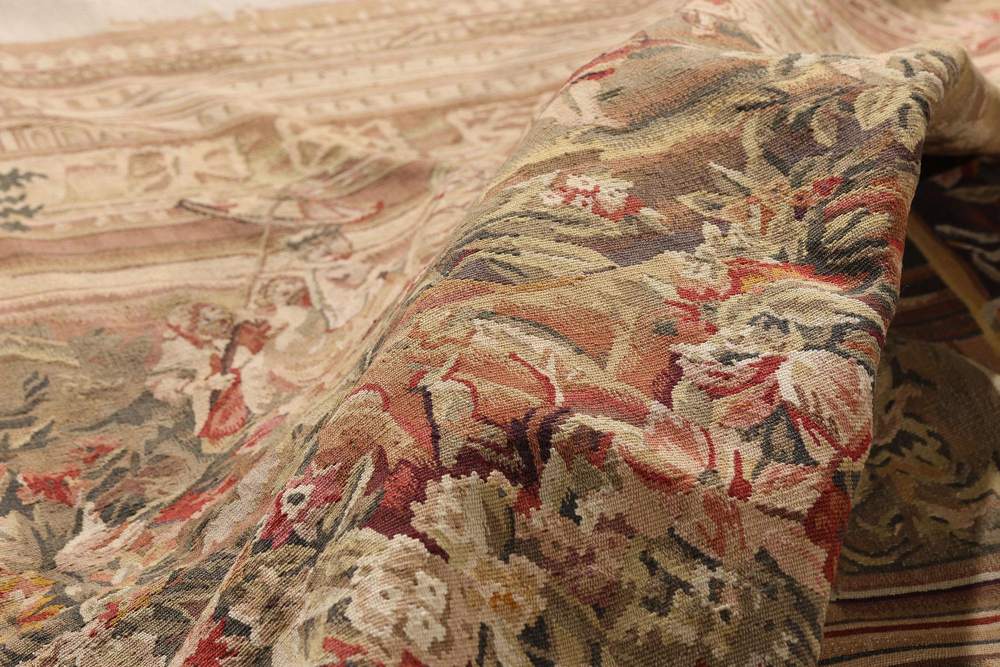 XXI secolo e contemporaneo Arazzo Chateau Neuf Saint-Germain ispirato ai Gobelins con stile Saint Louis XIV in vendita