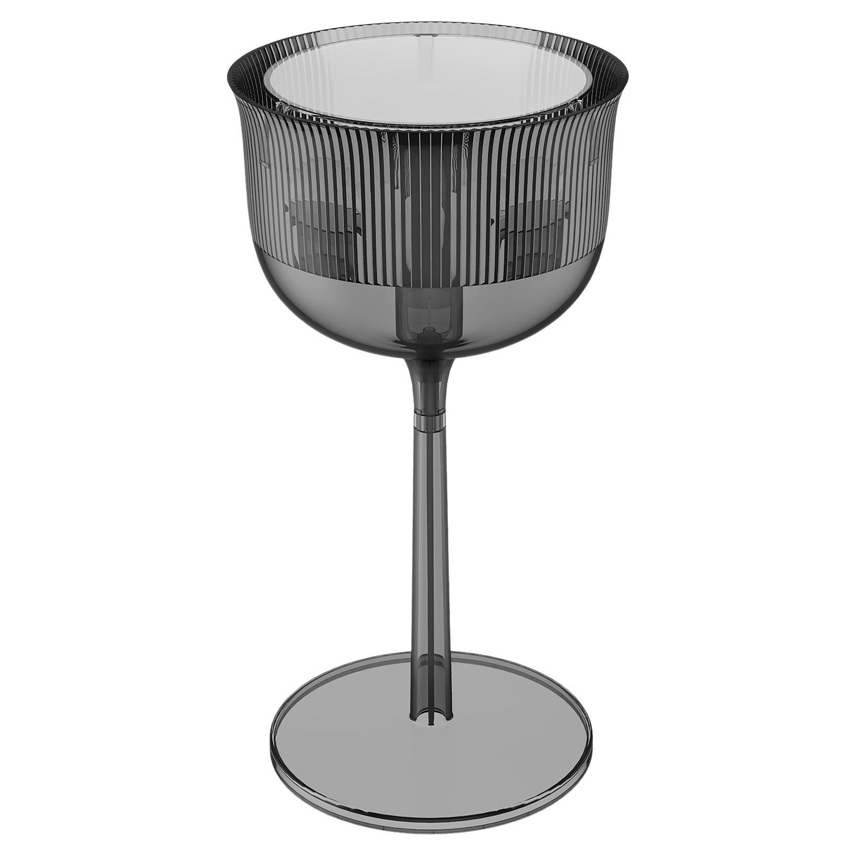 Goblet Table Lamp Medium Fume, Designed by Stefano Giovannoni, Made in Italy