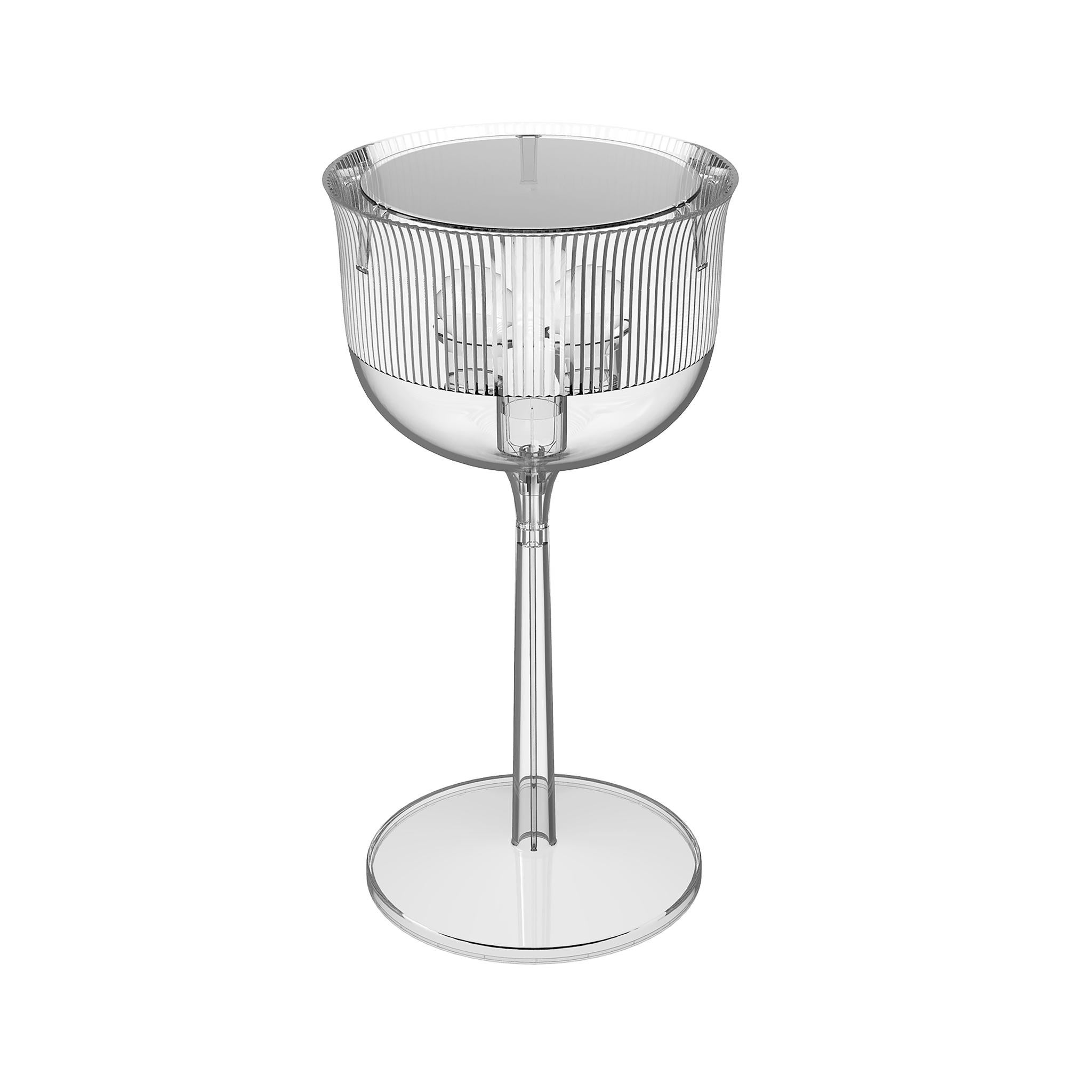 Modern Goblet Table Lamp Medium Transparent, Designed by Stefano Giovannoni For Sale