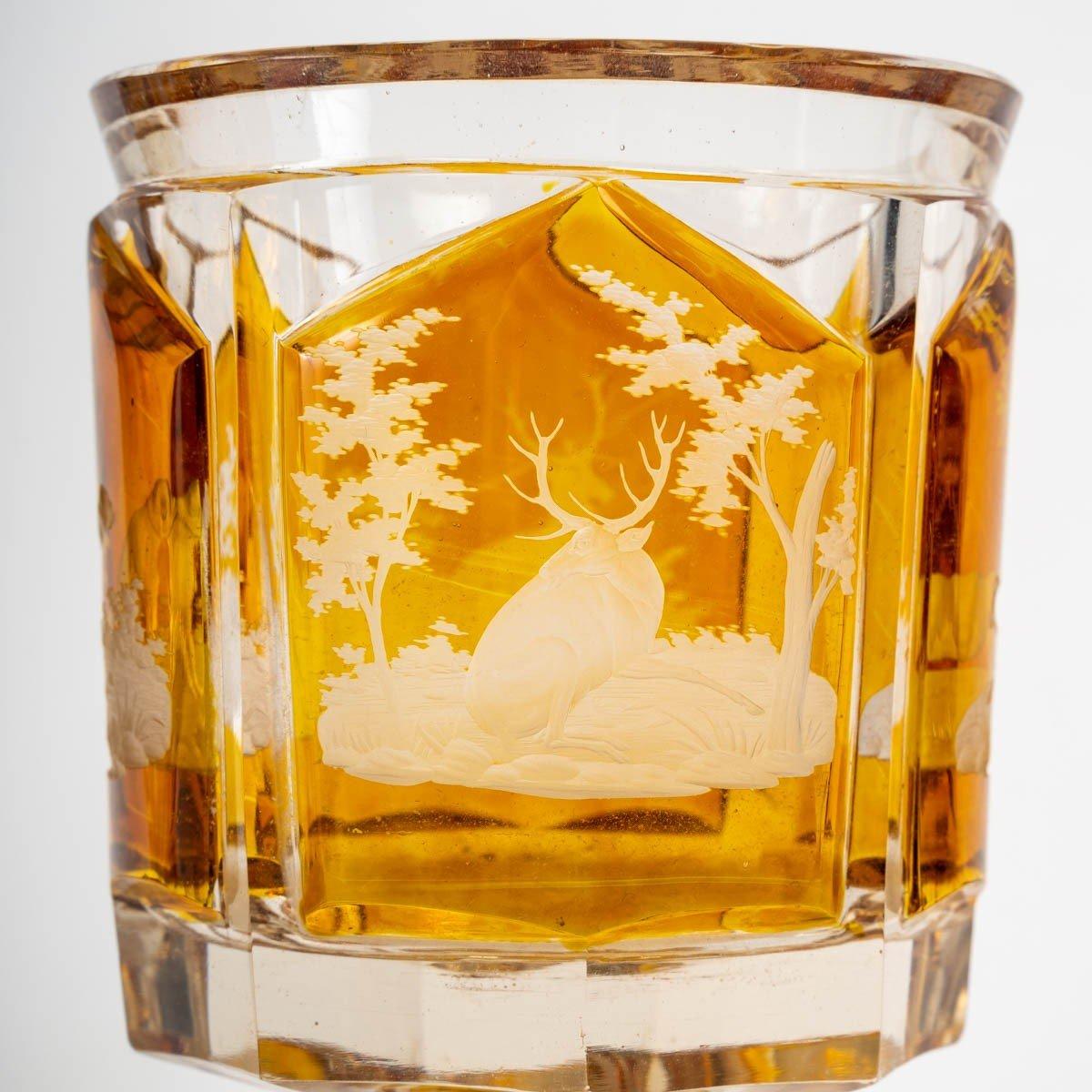 European Goblet with its Glass, End of 19th Century